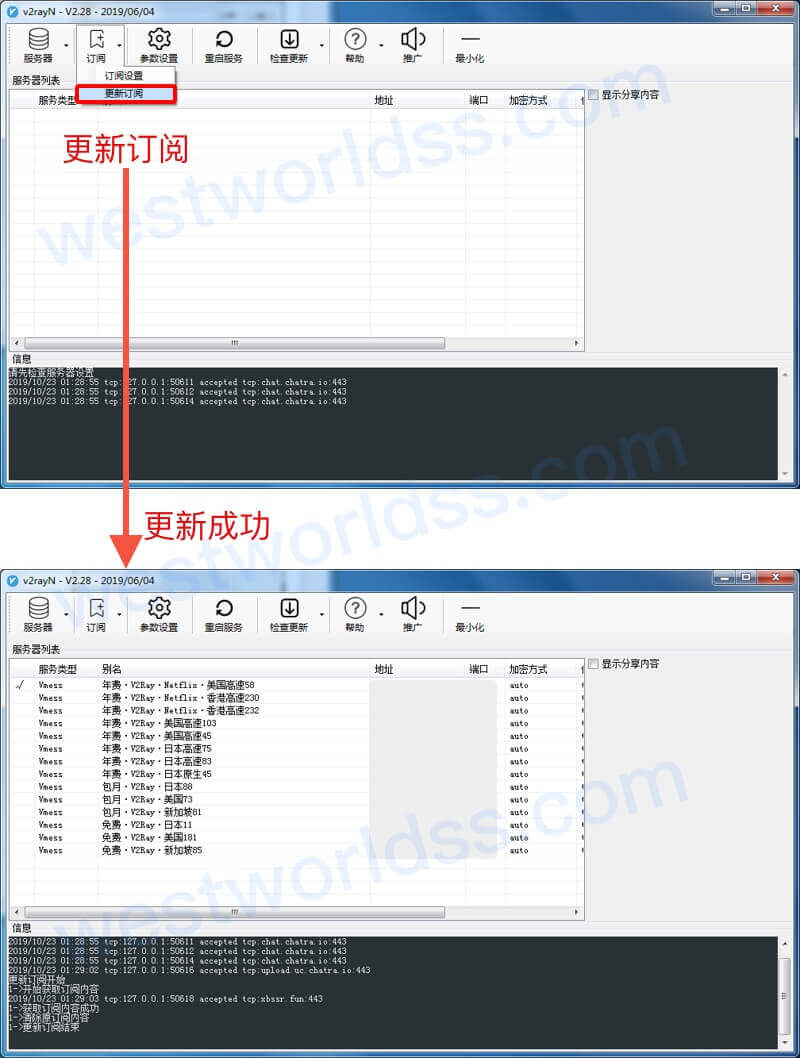 Windows代理翻墙客户端教程,Windows版SSR客户端、Windows版V2Ray客户端、Windows版Trojan客户端。西部世界VPN